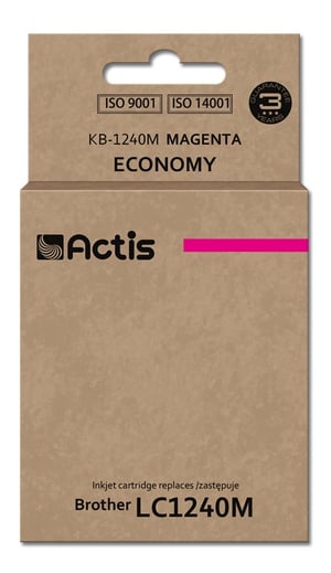 Actis Tusz KB-1240M (zamiennik Brother LC1240M/LC1220M; Standard; 19 ml; czerwony)