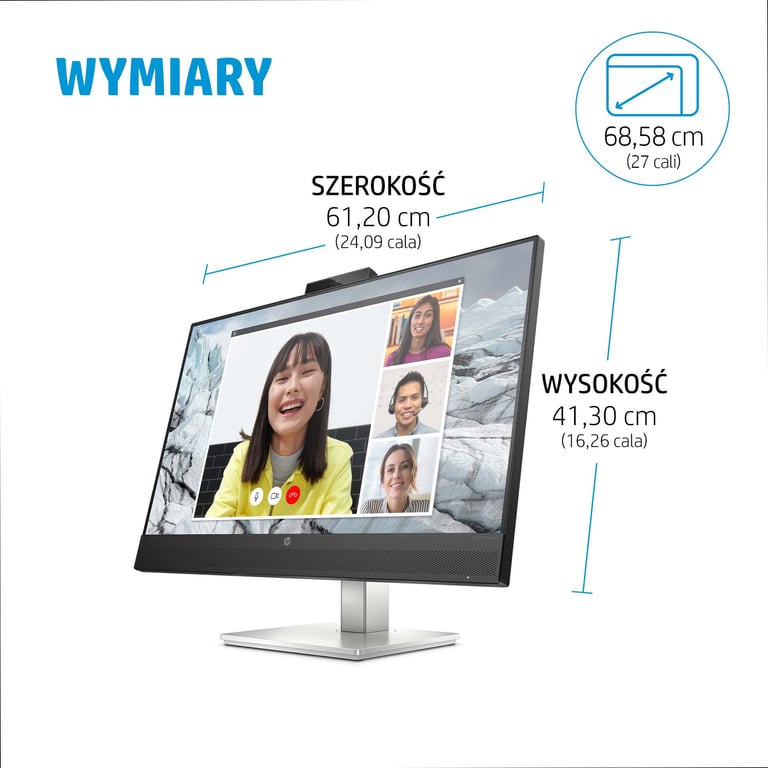 HP Monitor konferencyjny E27m G4 QHD USB-C