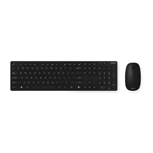 ASUS W5000 trådlöst tangentbords- och muspaket, tangentbord, medföljande mus, universell RF-trådlös, svart