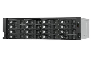 QNAP TL-R1600PES-RP HDD/SSD Enclosure, Black, Gray, 2.5/3.5"