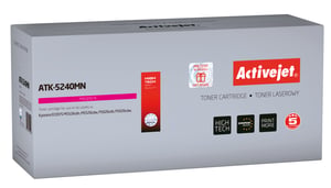 Activejet Toner ATK-5240MN (zamiennik Kyocera TK-5240M; Supreme; 3000 stron; czerwony)