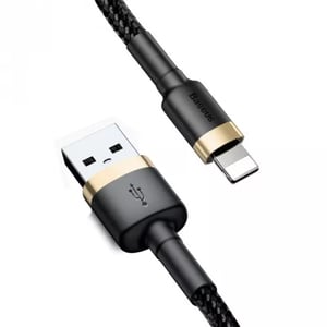 Baseus CALKLF-CV1 kabel Lightning 2 m Schwarz, Gold