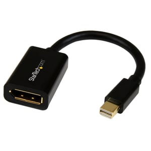 StarTech MDP2DPMF6IN DisplayPort Cable, 0.1524 m, Mini DisplayPort, Black
