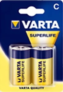 Varta Superlife C engångsbatteri av zink-koltyp