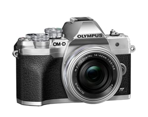 Olympus OM-D E‑M10 Mark IV + ED 14-42mm F3.5-5.6 EZ 4/3" Mirrorless Camera 20.3 MP Live MOS 5184 x 3888 px Silver