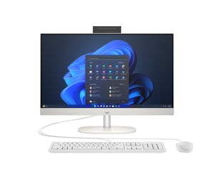 HP ProOne 240 G10 Intel® Core™ i5 i5-1335U 60,5 cm (23,8") 1920 x 1080 px Allt-i-ett-dator 16 GB DDR4-SDRAM 512 GB SSD Windows 11 Pro Wi-Fi 6 (802.11ax) Vit