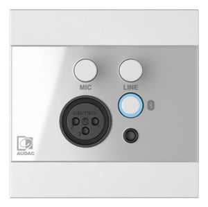 AUDAC WP225/W ljudkonverterare Stål, Vit