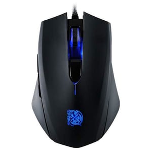 Thermaltake TALON Gamingmus för båda händerna, USB typ A, optisk 3000 DPI