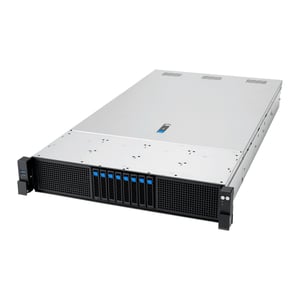 ASUS RS720A-E13-RS8G Socket SP5 Rack (2U) Svart, Silver