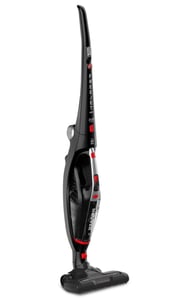 Hoover FE216ALI 011 2-i-1-dammsugare med stativ, batteri, torrdammsugning, tygfilter, utan påse, 0,6 l, grå, titan