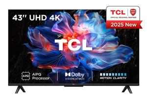 TCL V6C 43V6C Telewizor 109,2 cm (43") 4K Ultra HD Smart TV Wi-Fi Metaliczny 260 cd/m²