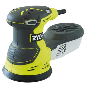 Ryobi ROS300 bärbar slipmaskin Skivslipmaskin 12 000 varv/min Svart, gul 300 W