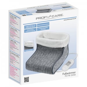 ProfiCare PC-FW 3058 elektryczny ogrzewacz do stóp 100 W Szary
