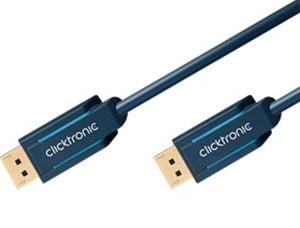 ClickTronic 20m Displayport m/m Niebieski