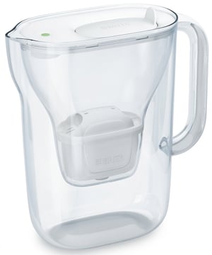 Brita Style Essential + 3 Maxtra Pro Pure Performance Dzbanek z filtrem do wody 2,4 l Przezroczysty, Biały