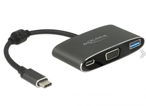 DeLOCK 62992 zewnętrzna karta graficzna usb 3840 x 2160 px Szary