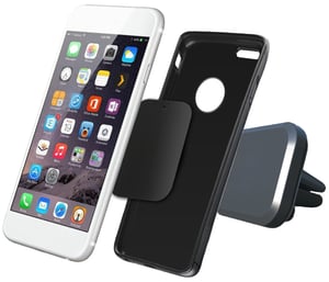 2GO 795466 uchwyt Uchwyt pasywny Telefon komórkowy/Smartfon Czarny, Szary