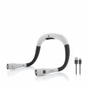 InnovaGoods 8435527825737 latarka Czarny, Szary Latarka na szyję LED