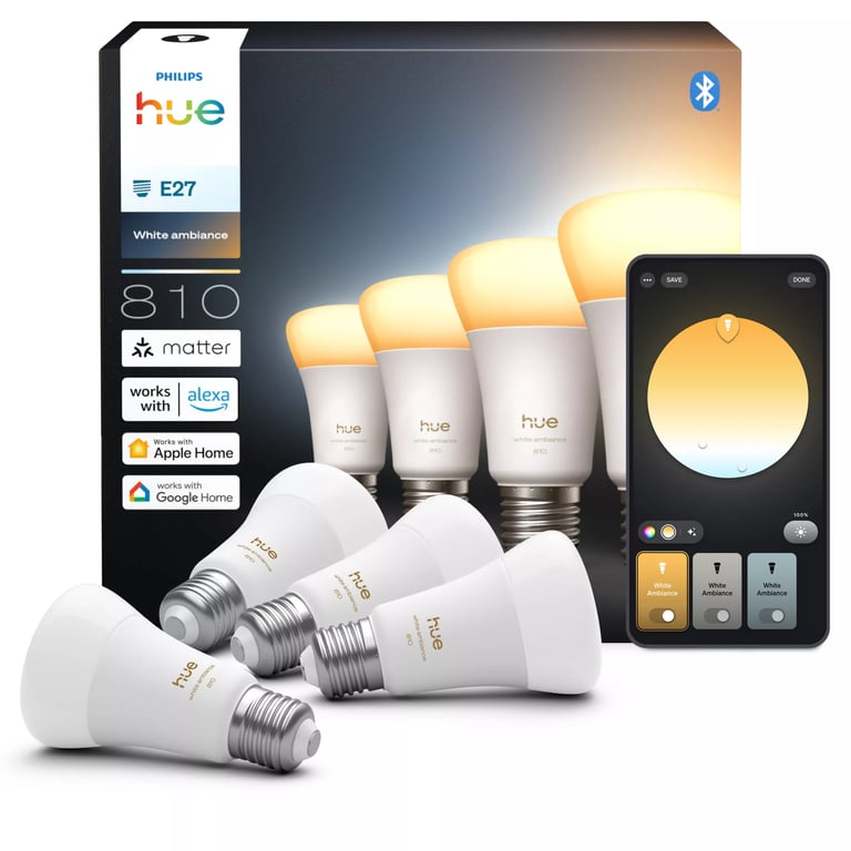 Philips Hue White ambiance Inteligentna żarówka A60 E27 - 810