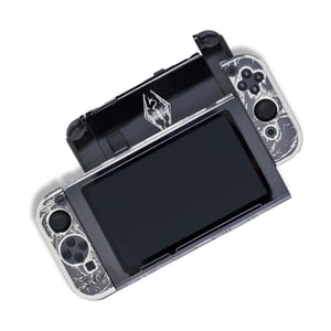 Hori NSW-065U skyddsfodral för bärbara Nintendo-spelkonsoler Plast Svart, Grå