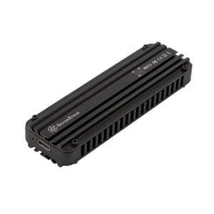 Silverstone MS12 SSD Enclosure, Black, M.2