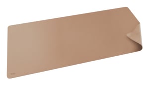 Trust Benya XXL Schreibtischunterlage aus Polyvinylchlorid (PVC) Beige