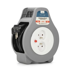 Montis 10m MT189 Retractable Household Extension Cord with 2 Outlets