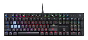 Acer Predator Aethon 303 Gaming Keyboard, USB, QWERTY, US/International, Black