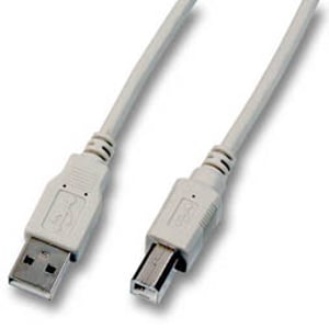 EFB Elektronik 1.8m, USB A - USB B, M/M kabel USB USB 2.0 1,8 m Szary