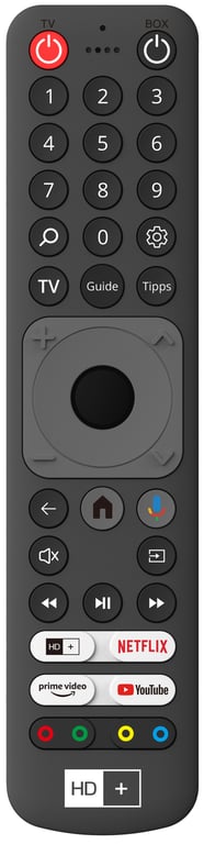 HD+ 22025 przystawka Smart TV HDMI 4K Ultra HD Android Czarny