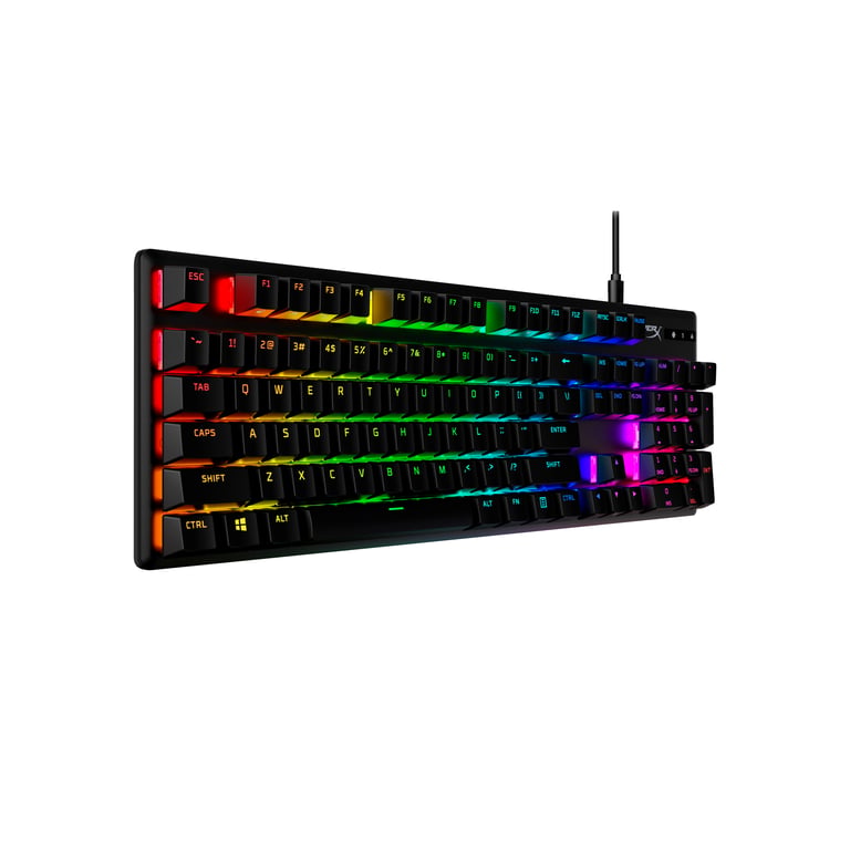 HyperX Alloy Origins PBT HX Aqua – mechaniczna klawiatura dla graczy