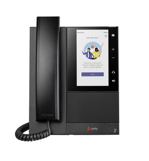 HP Poly Biznesowy telefon multimedialny Poly CCX 505 do aplikacji Microsoft Teams, z obsługą PoE