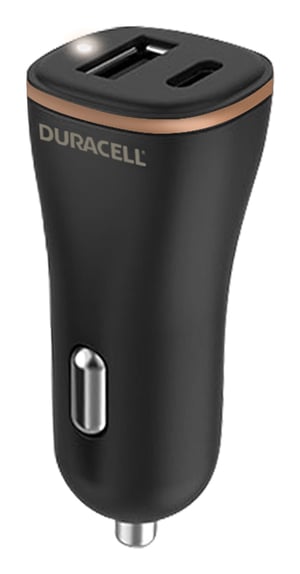 Duracell DR6026A ładowarka do urządzeń przenośnych Telefon komórkowy Czarny Zapalniczka Automatyczna