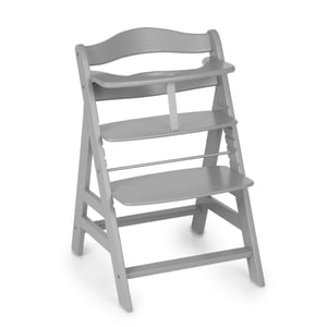 Hauck Alpha+ Traditional High Chair with Hard Seat, Gray