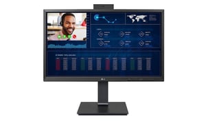 LG 24CQ651W-BP All-in-One PC Intel® Pentium® N6005 60.5 cm (23.8") 1920 x 1080 px All-in-One PC, 8 GB DDR4-SDRAM, 256 GB SSD, Windows 10 IoT Enterprise, Wi-Fi 6 (802.11ax), Black