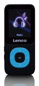 Lenco Xemio-659BU MP3-spelare 4 GB Svart, Blå