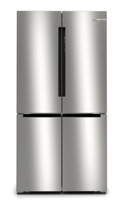 Bosch Serie 4 KFN96VPEA beidseitig zu öffnender Kühl-Gefrierschrank, freistehend, 605 l, Edelstahl