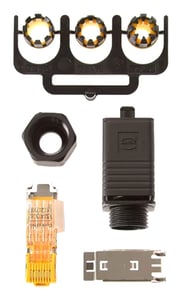 Axis 5700-371 wtyczka RJ-45 Czarny