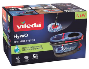 Vileda 4023103254237 mikrofibermopp 6000 ml våt, svart, blå, röd