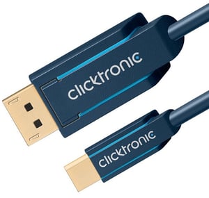 ClickTronic 70737 kabel DisplayPort 1 m Mini DisplayPort Niebieski
