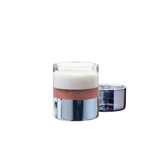 Millefiori Vanilla & Wood świeca Cylidner Bergamotka, Drzewo cedrowe, Irys, Jaśmin, Słód, Pomarańczowy, Petitgrain, Drzewo sandałowe, Wanilia Żółty 1 szt.