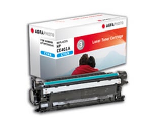 AgfaPhoto CE401A Tonerkassette, 1 Stück, Cyan