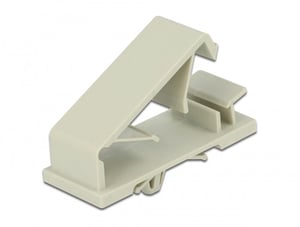 DeLOCK Kabelhalter mit Spreizhaken, grau, 10 Stück.