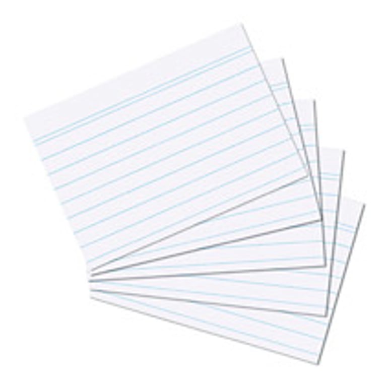 Herlitz 1150507 karta katalogowa Biały 100 szt.