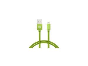 Swissten 71523207 kabel Lightning 1,2 m Zielony
