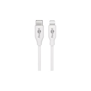Goobay 39446 1 m Lightning Cable, White