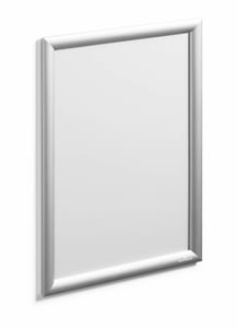 Durable 479723 Wall Frame 278 x 402 mm Rectangle Silver Aluminum