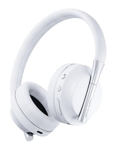 Happy Plugs PLAY Wired and Wireless Headset Headband USB Type-C Bluetooth White
