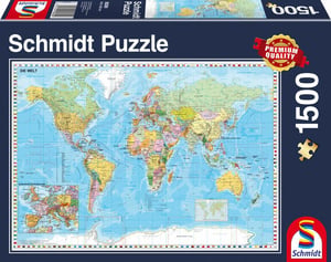 Schmidt Spiele 58289 Puzzle, 1,500-piece jigsaw puzzle. Maps