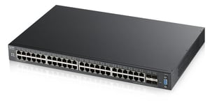 Zyxel XGS2210-52 Managed L2 Gigabit-Ethernet (10/100/1000) 1U Schwarz